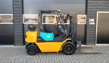 Komatsu FG 25 T LPG heftruck Freelift Triplex Sideshift vol