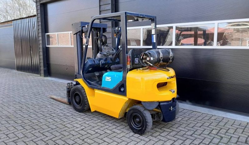 Komatsu FG 25 T LPG heftruck Freelift Triplex Sideshift vol
