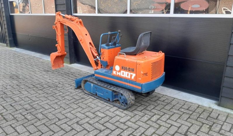 Kubota KH 007 minigraver vol