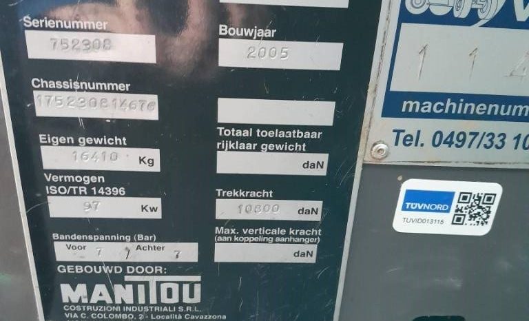 Manitou MRT 2150 M Remote Control Kantelcabine vol