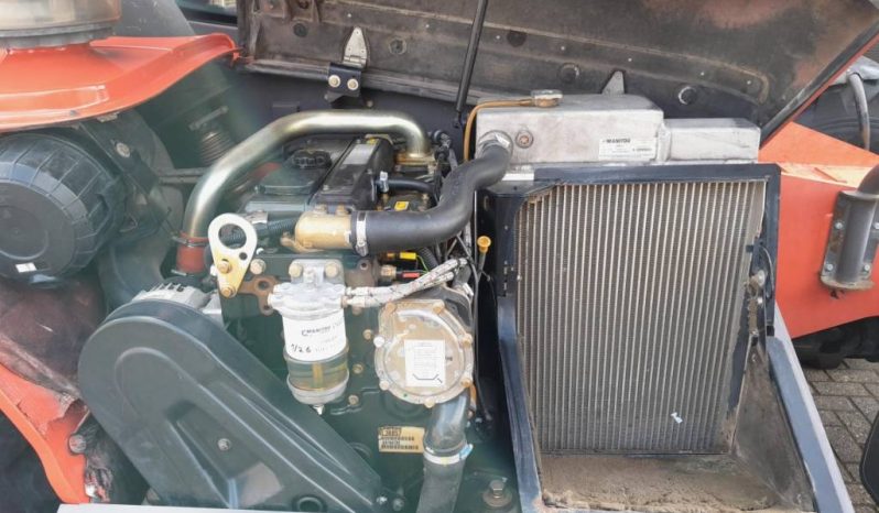 Manitou MT 1030 S verreiker – Grondbak + Vorken vol