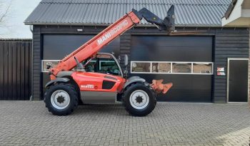 Manitou MT 1030 S verreiker – Grondbak + Vorken vol