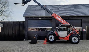 Manitou MT 1030 S verreiker – Grondbak + Vorken vol