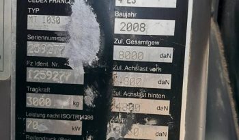 Manitou MT 1030 S verreiker – Grondbak + Vorken vol