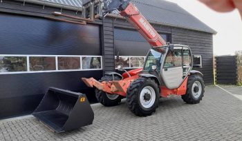 Manitou MT 1030 S verreiker – Grondbak + Vorken vol