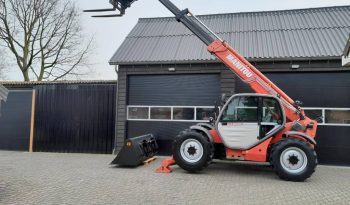 Manitou MT 1030 S verreiker – Grondbak + Vorken vol