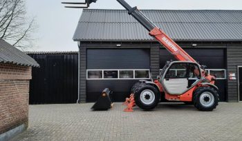 Manitou MT 1030 S verreiker – Grondbak + Vorken vol