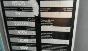 Manitou MT 625 Verreiker Vorken Zeer net vol