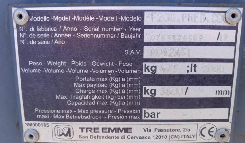 Merlo Volume bak 240cm 2000L vol
