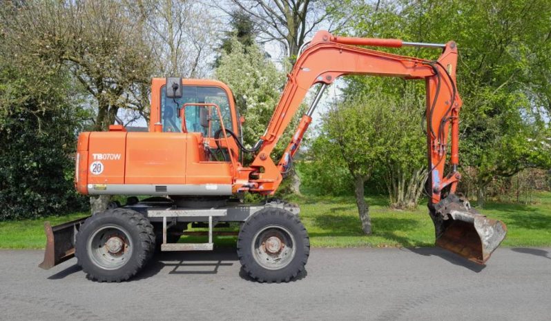 Takeuchi TB070 mobiele kraan graafmachine NL kenteken vol