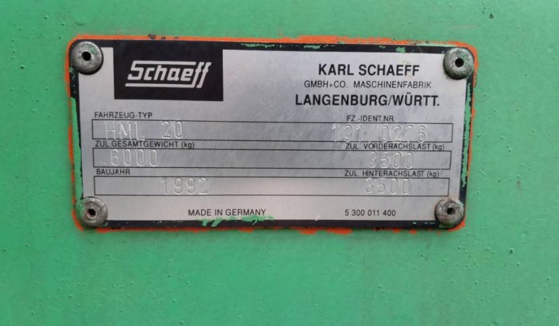 Schaeff HML 20 mobiele kraan Servo NL kenteken vol