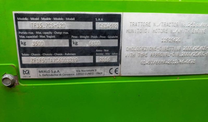 Merlo TF 35.7 CS-120 | LEASE €900,- – Airco – 40 km/h vol