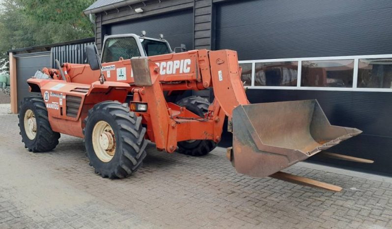 Manitou MT 1337 SL T verreiker met bak en vorken vol