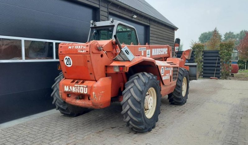 Manitou MT 1337 SL T verreiker met bak en vorken vol